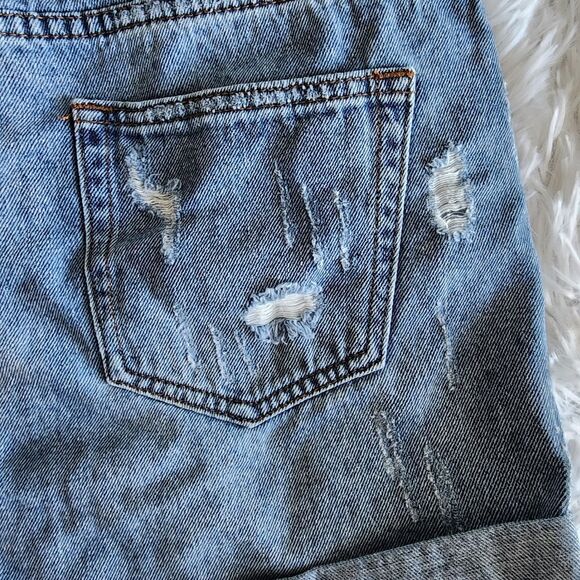 Blank Paige Distressed Denim Shorts - Picture 7 of 11